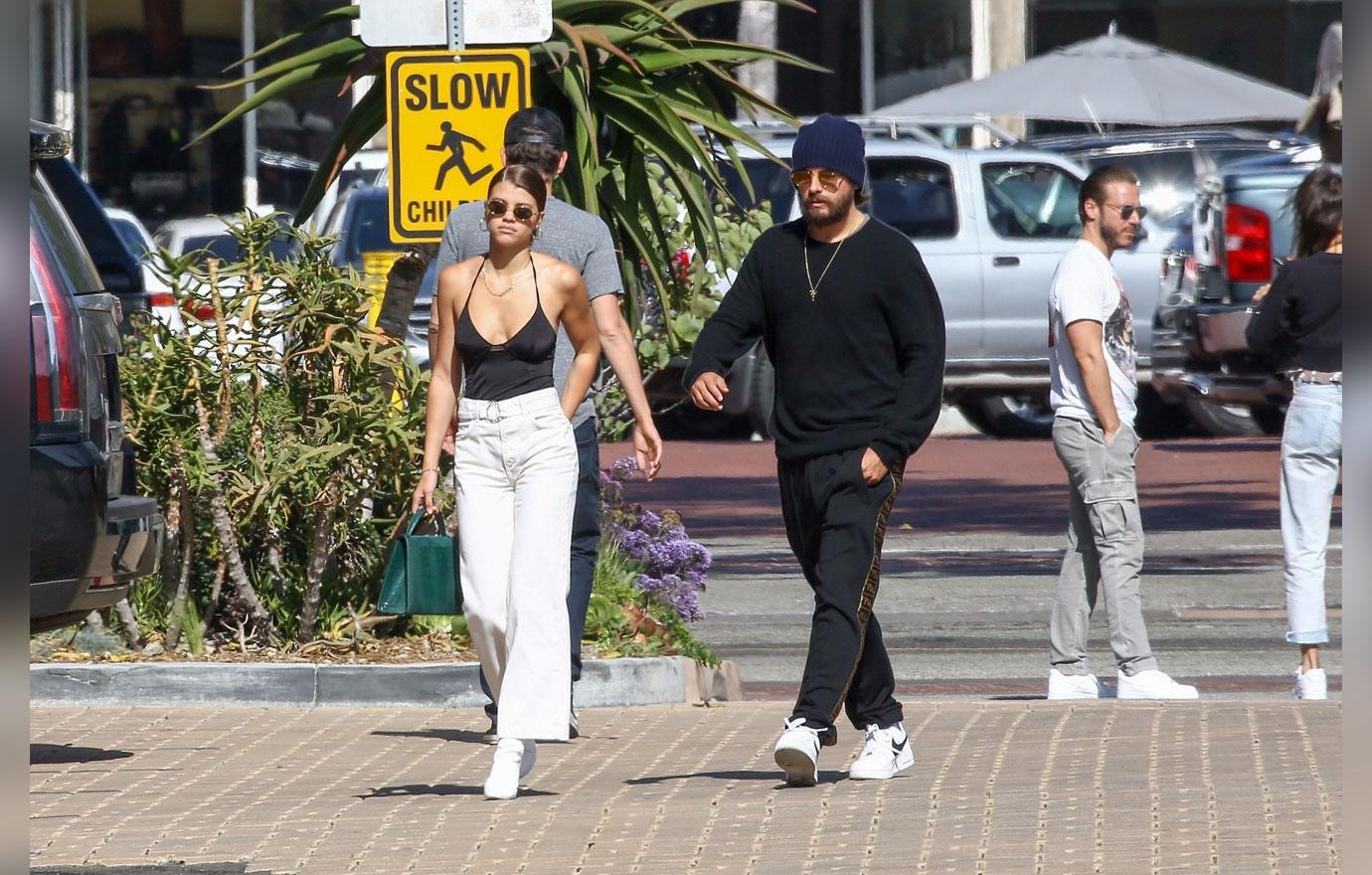 Scott Disick And Sofia Richie Share Lunch In Malibu