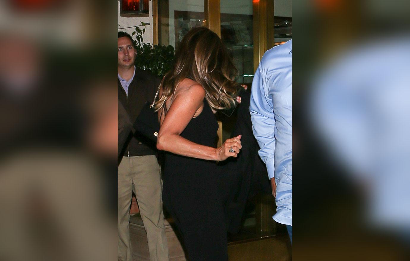 Brad Pitt Attends Ex Jennifer Aniston's 50th Birthday Party