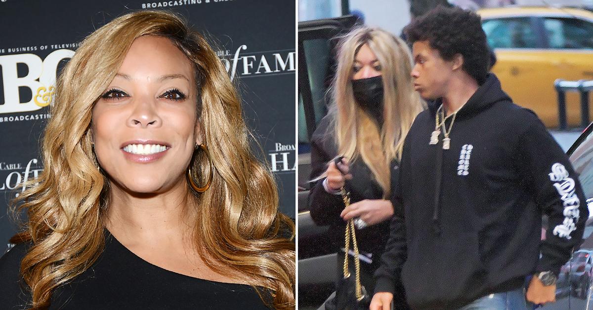 wendy williams seen standing upright son kevin jr new york photos talk show remains in limbo r