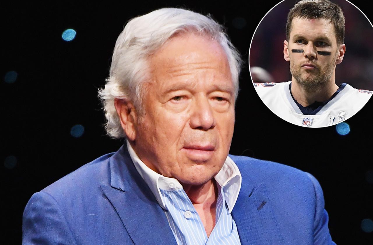 patriots owner robert Kraft charged soliciting prostitute