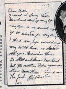 elvis presley suicide note intentional overdose letter x