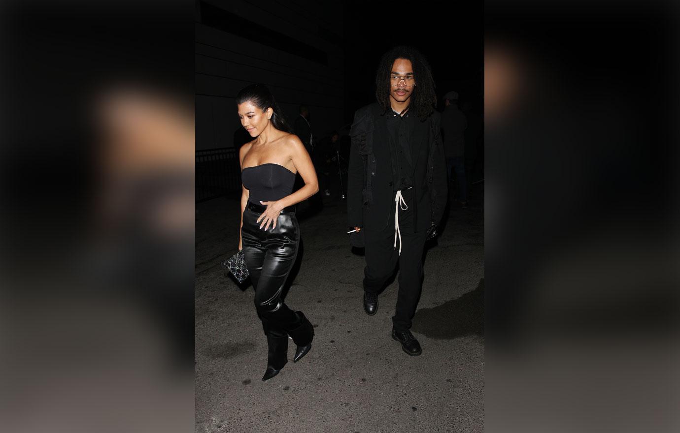 Kourtney Kardashian Luka Sabbat Date Party