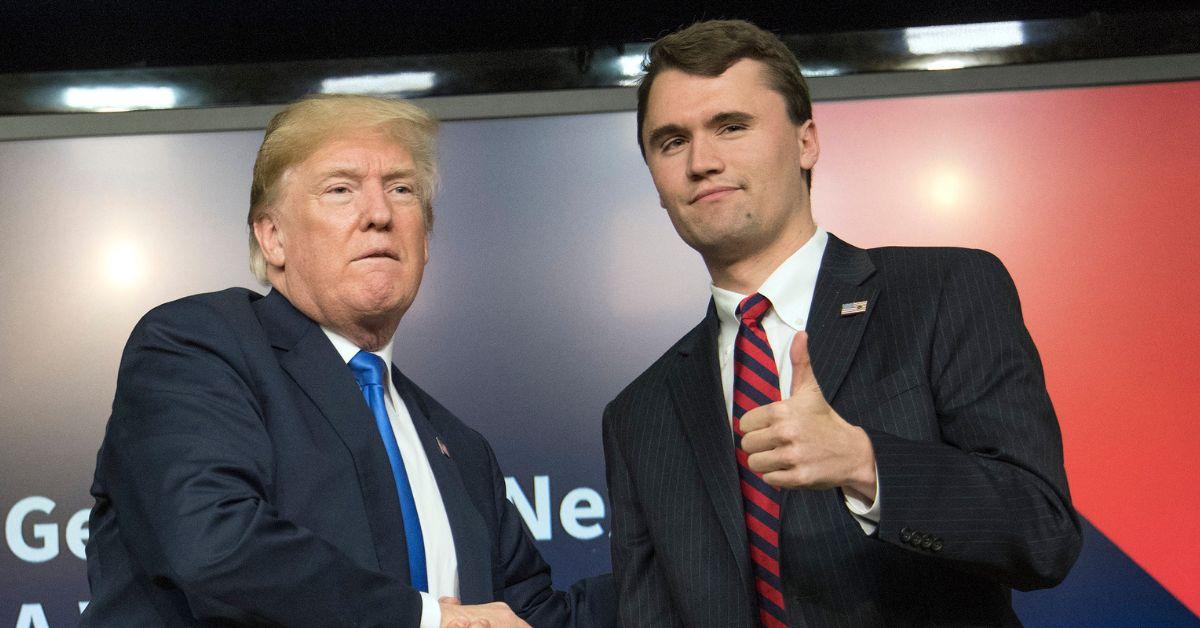 Photo of Charlie Kirk and Donald Trump
