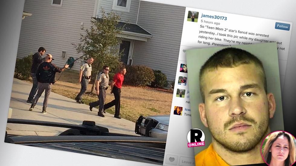 Jenelle Evans Fiancé Nathan Griffith Arrested In Handcuffs