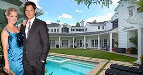 //peter facinelli jenny garth wide getty