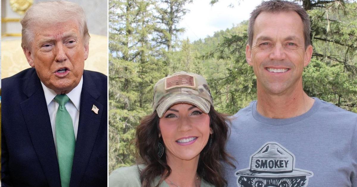 Kristi Noem's Husband Bryon's Double Life Exposed - As Trump Left in Shock After 'Busty Bimbo' Photos Were Leaked