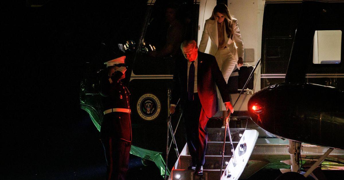Photo of Donald Trump, Melania Trump