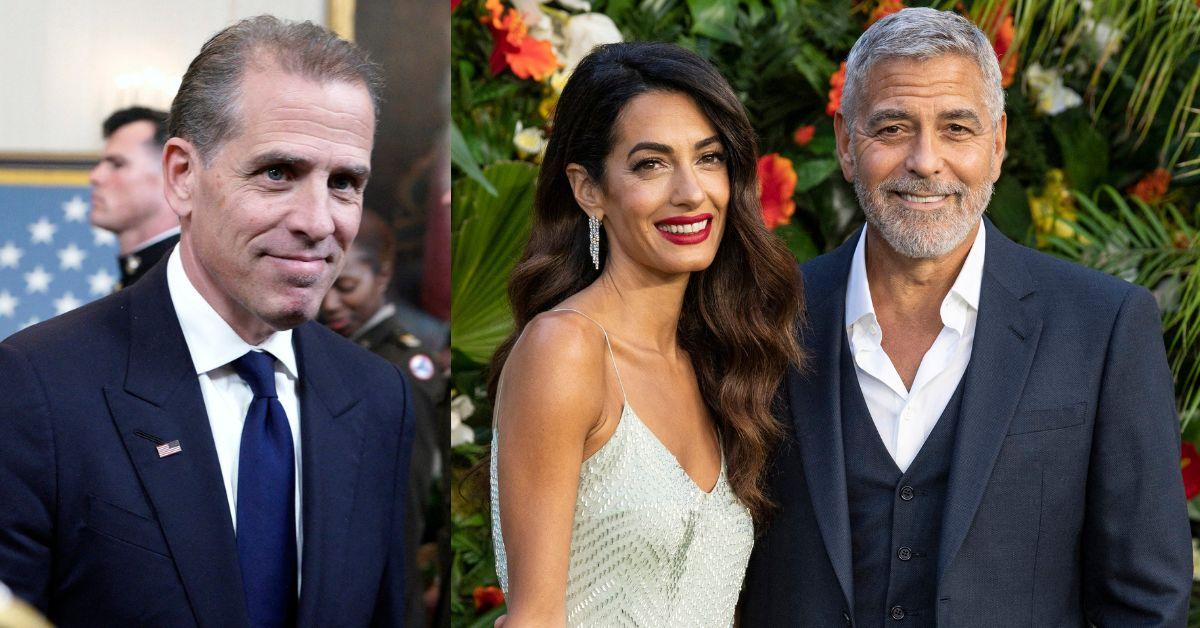 George and Amal Clooney's marriage was singled out as a possible target in Hunter Biden's threats.