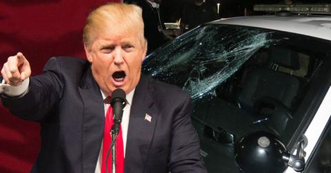 //donald trump rally angry mob turns violent video pp