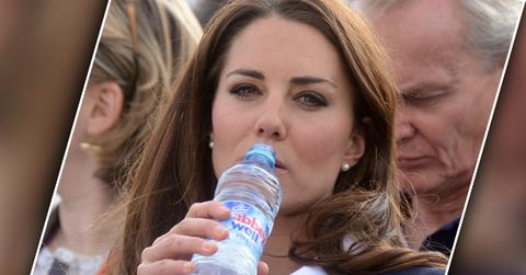 Kate Middleton Pregnant Drinking Water