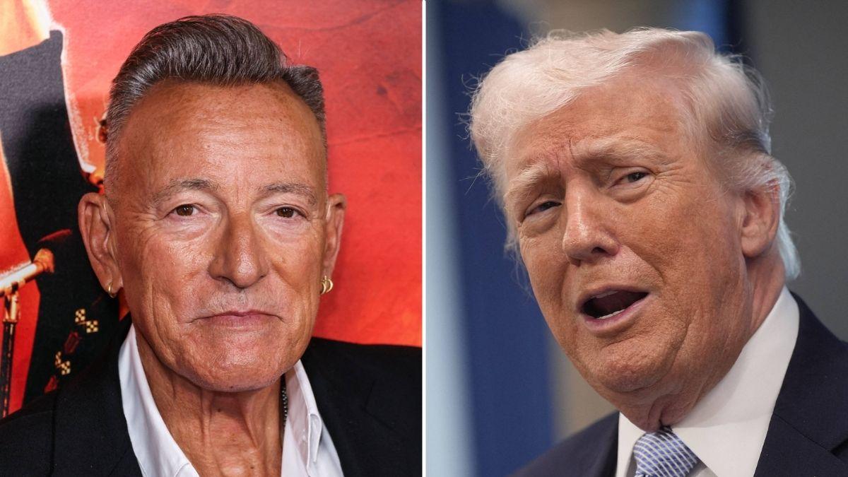 Photo of Bruce Springsteen, Donald Trump