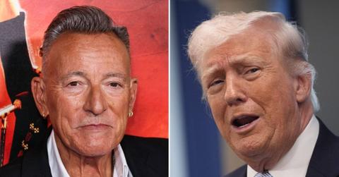 Photo of Bruce Springsteen, Donald Trump