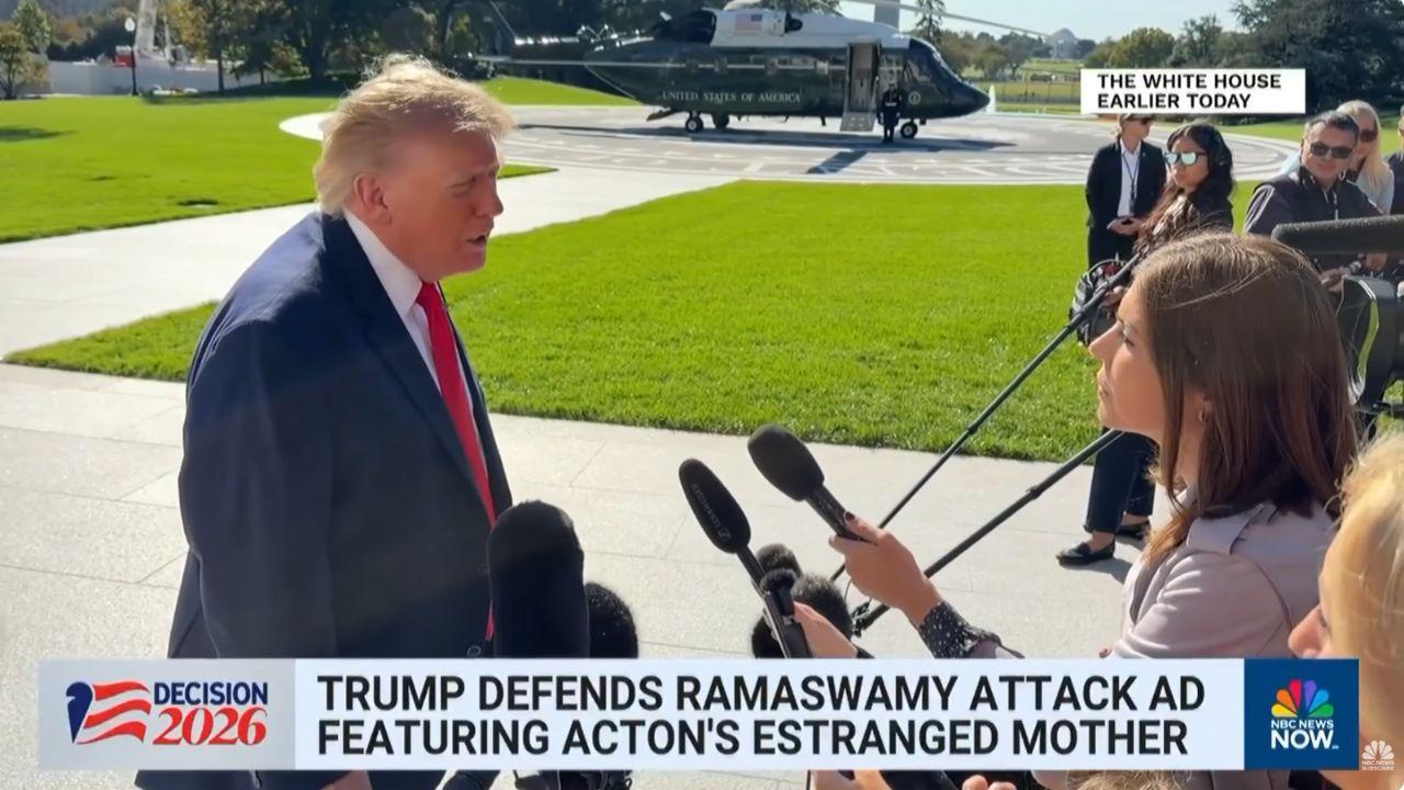 Photo of Donald Trump and Monila Alba