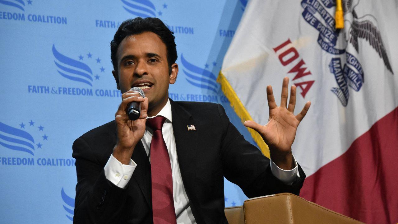 image of Vivek Ramaswamy's latest viral moment comes just weeks after his controversial batting-cage video.