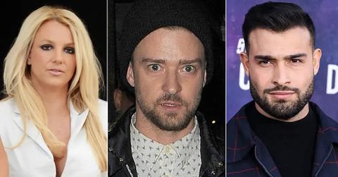 Split of Britney Spears, Justin Timberlake and Sam Asghari.