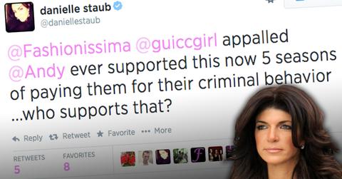 //danielle staub appalled rhonj teresa giudice legal drama pp