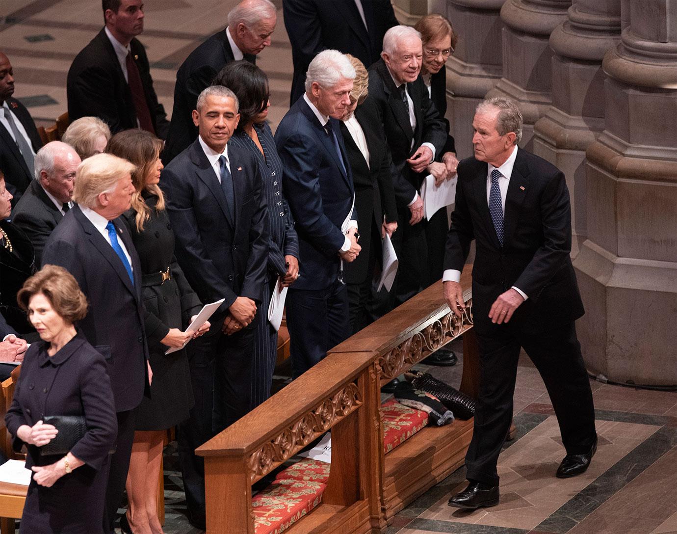 George H W Bush Funeral Service Photos