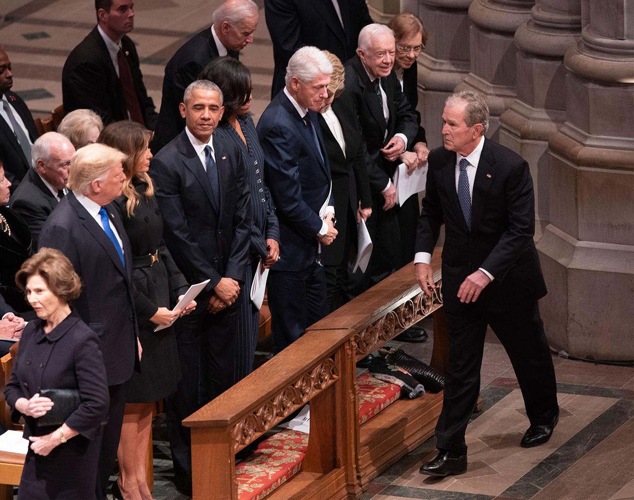 George H. W. Bush Funeral Service: See The Photos