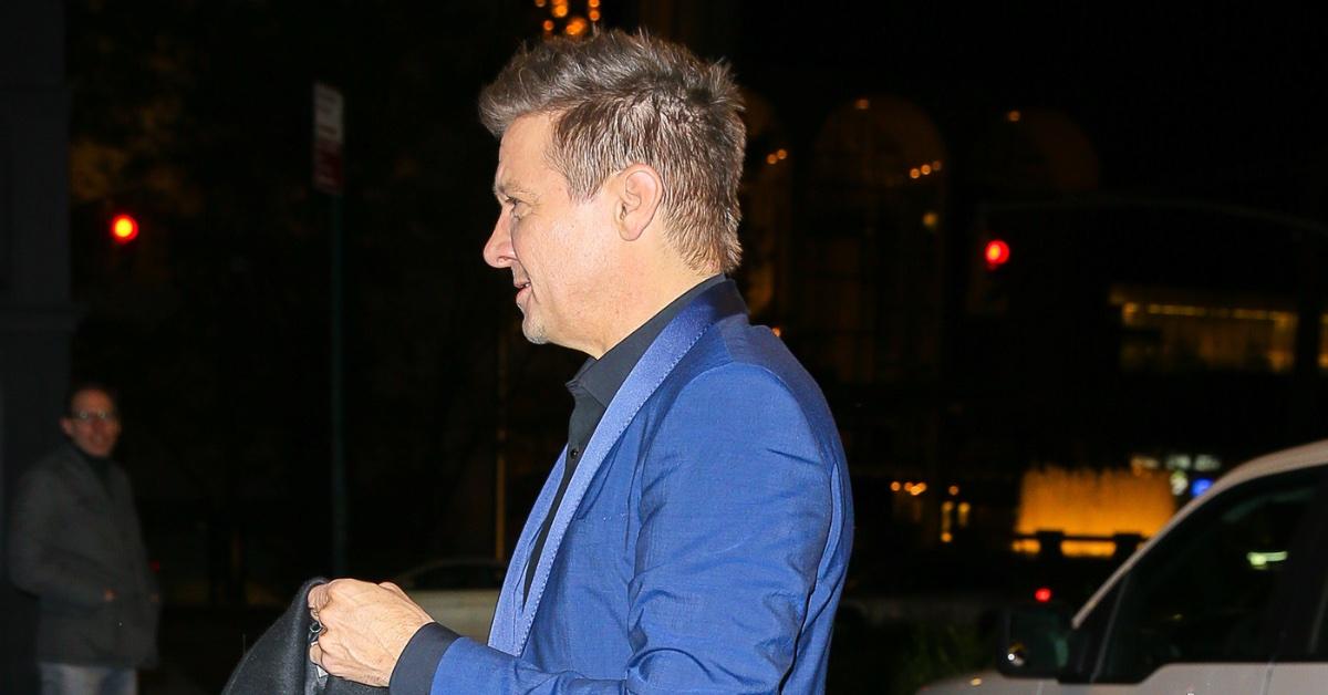 jeremy renner spotted smiling in la after snowplow accident