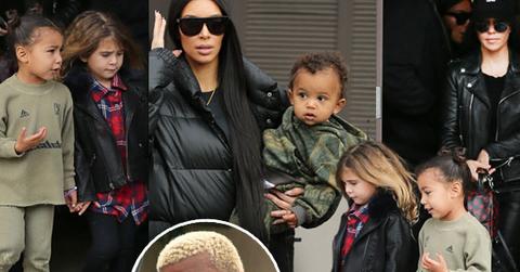 //kim kardashian kanye west divorce rumors kids kourtney pp