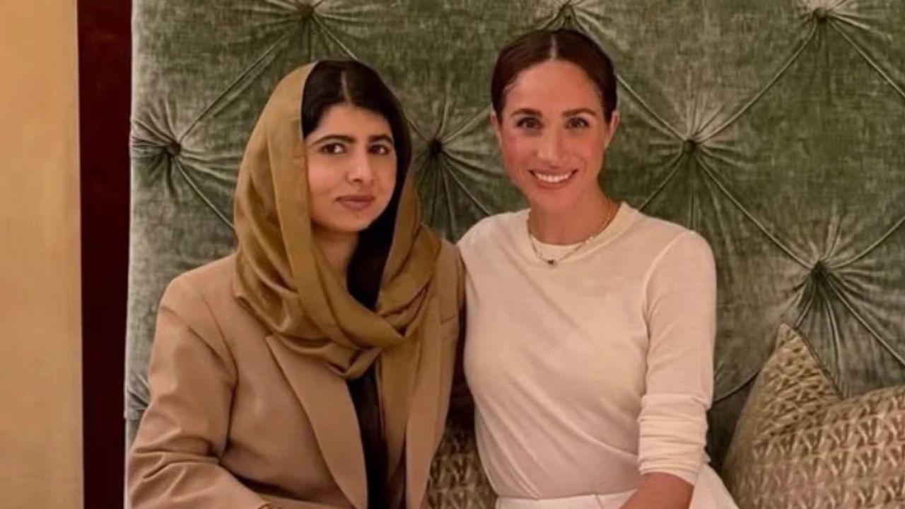 Photo of Meghan Markle and Malala Yousafzai