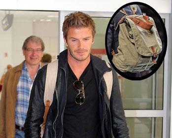 GUY STYLE: David Beckham's Posh New Manbag