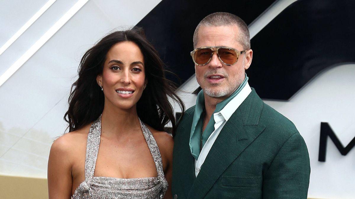 picture of Brad Pitt and Ines De Ramon