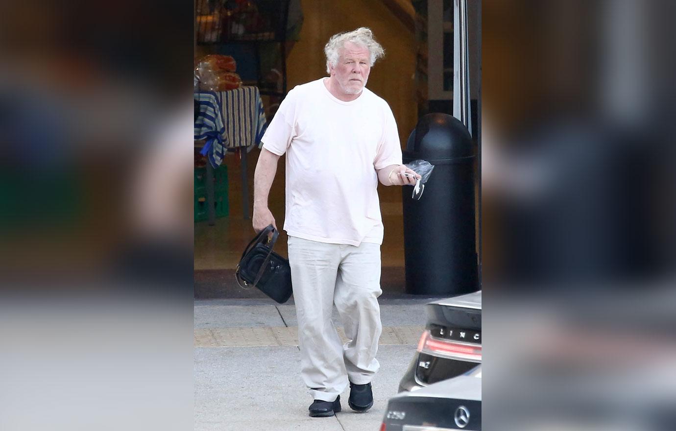 Nick nolte tired shopping malibu