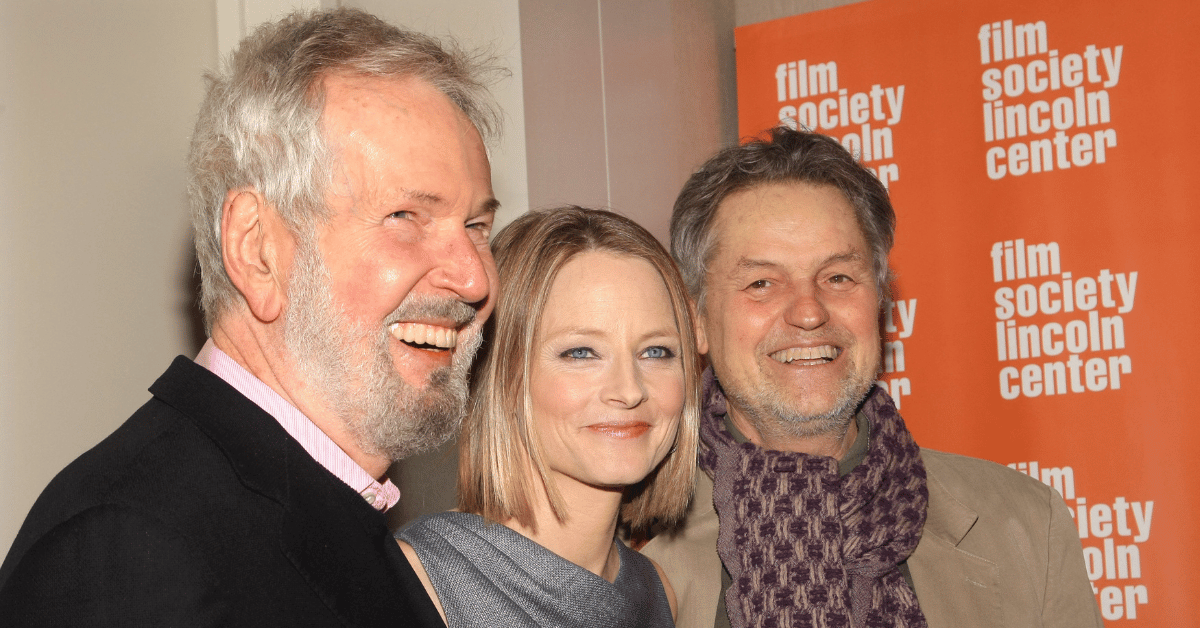 Benton with Jodie Foster and Jim Demme in 2011