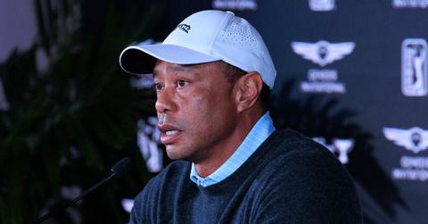 Tiger Woods was taken into custody after a car accident.