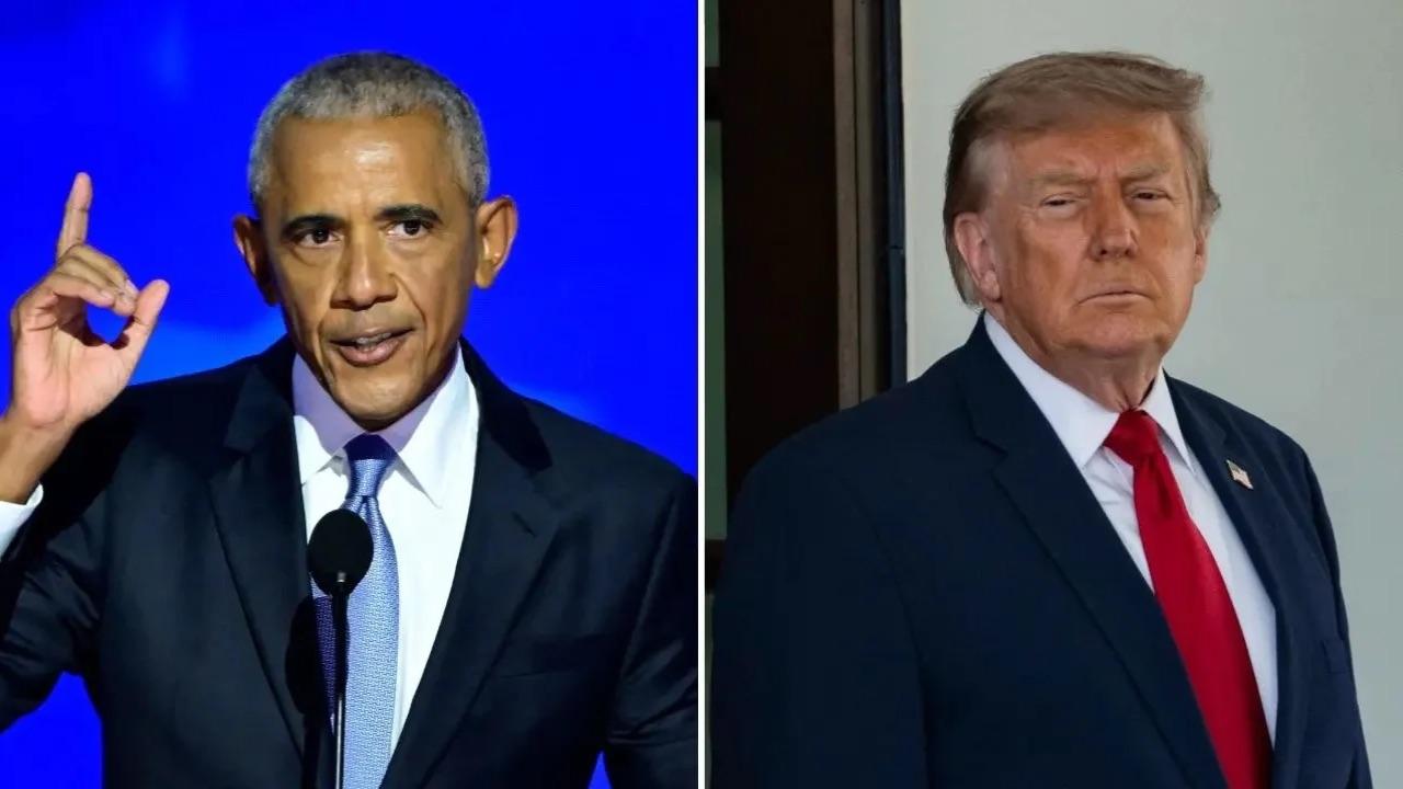 Photo of Donald Trump, Barack Obama