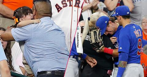 Cubs Baseball Star Albert Almora Jr. Cries As Ball Hits Toddler