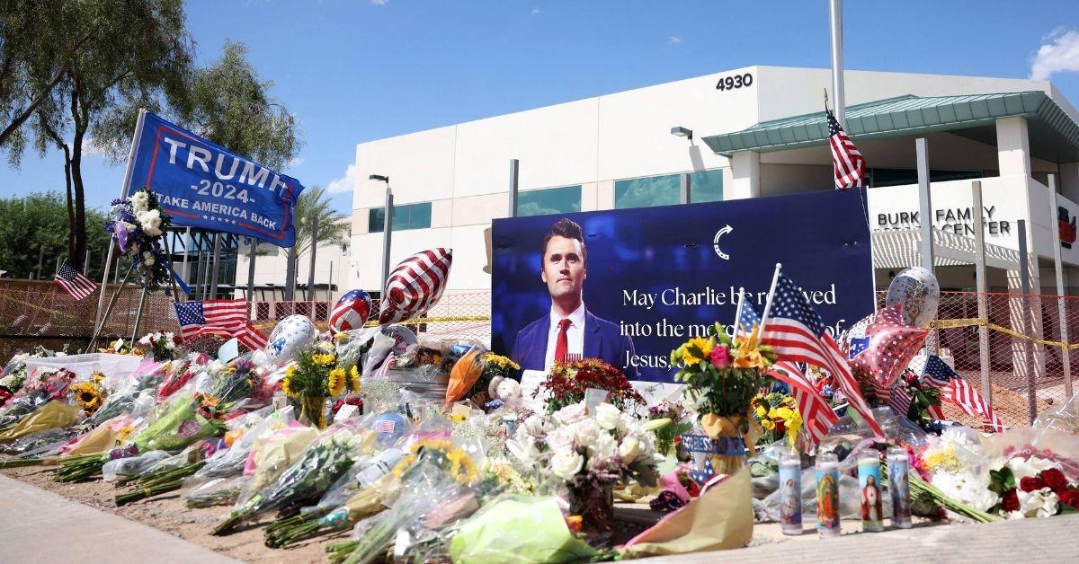 Picture of Charlie Kirk at Turning Point HQ