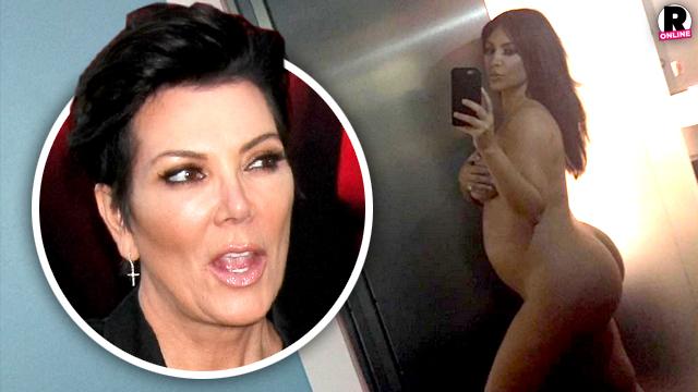 Kim Kardashian Nude Pregnant Kris Jenner Forced