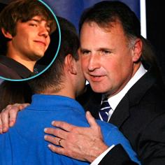 //senator criegh deeds son gus stabs dead