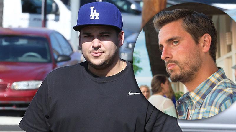 //scott disick supports rob kardashian