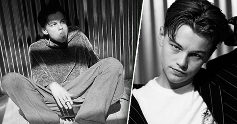 //leonardo dicaprio flashback photos