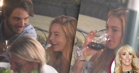 Lindsay Lohan Drinking