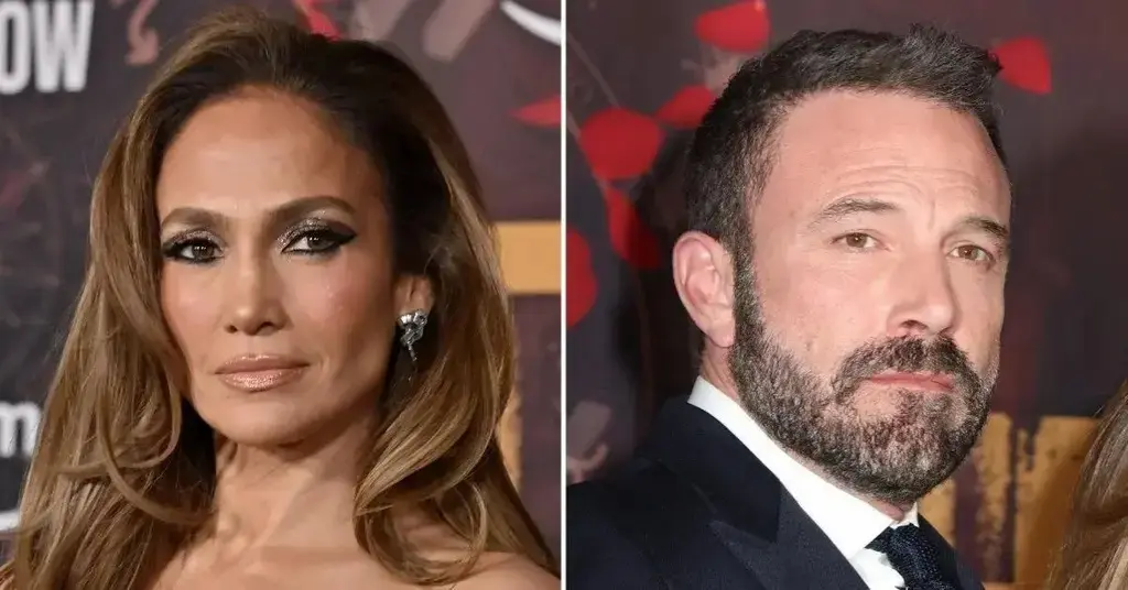 Composite photo of J.Lo and Ben Affleck