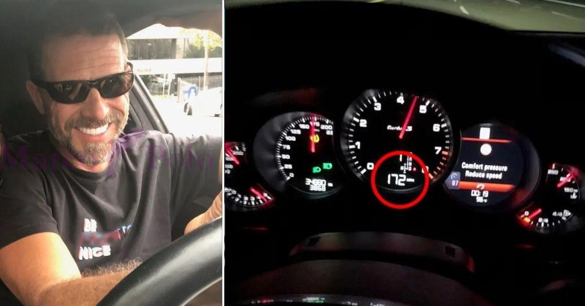 Hunter Biden Photographed Himself Smoking Crack Behind The Wheel