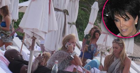 Kris Jenner Boyfriend Corey Gamble Cheating Blondes St Barts