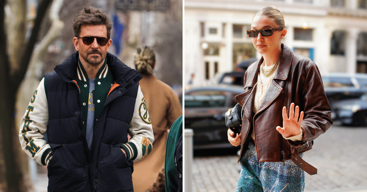 Split photo of Bradley Cooper and Gigi Hadid 