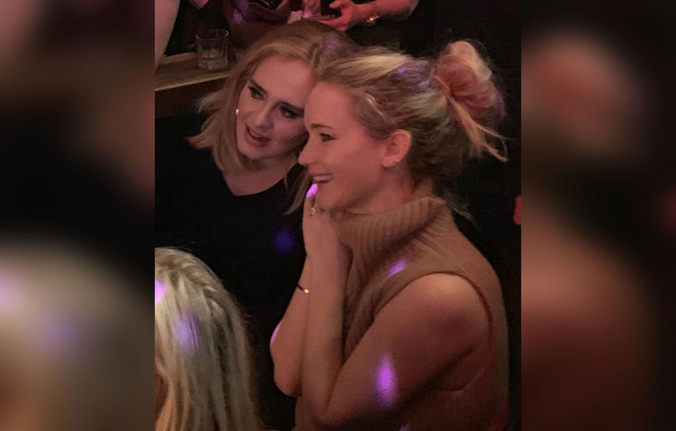 //adele jennifer lawrennce visit new york city gay bar