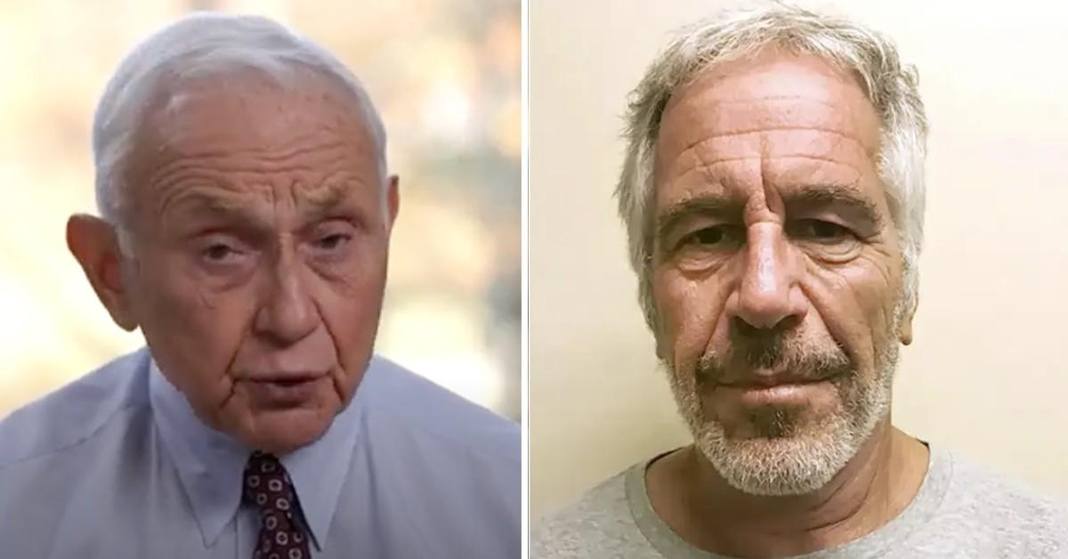 Photo of Les Wexner and Jeffery Epstein.