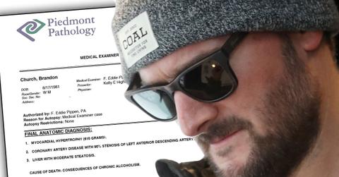 Eric Church Brother Brandon Autopsy Chronic Alcoholism
