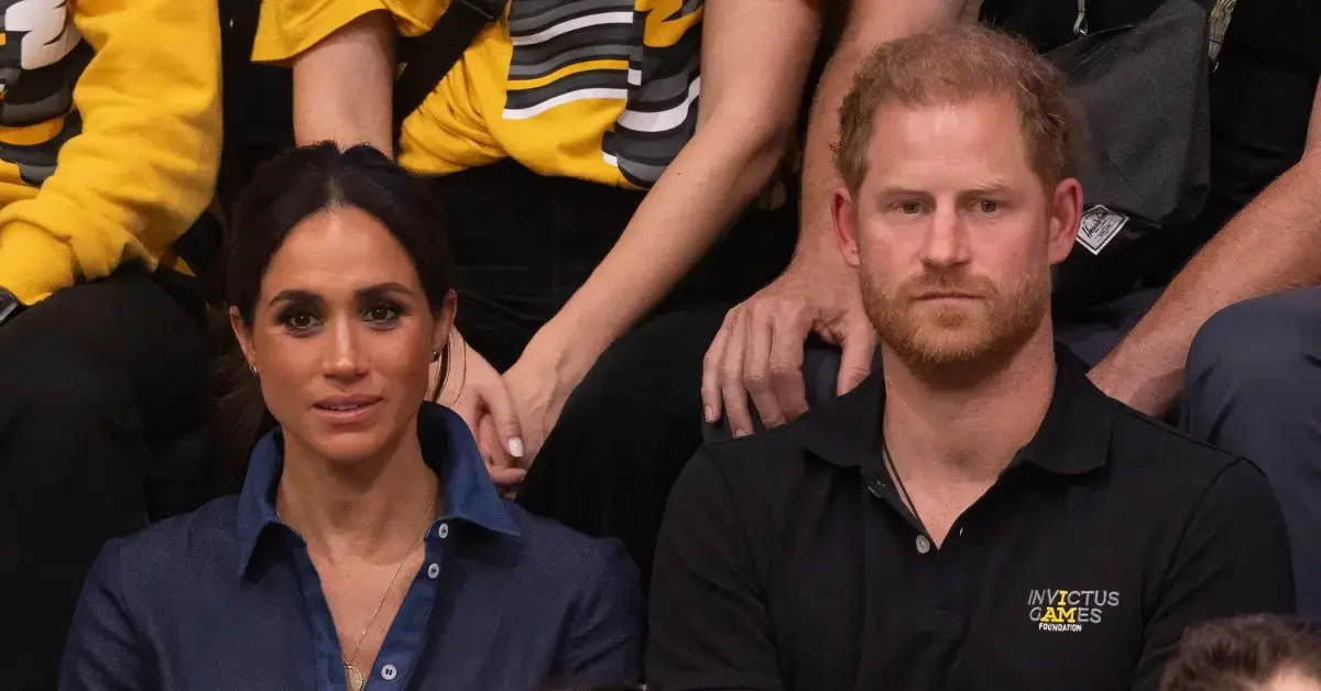 Photo of Meghan Markle and Prince Harry. 