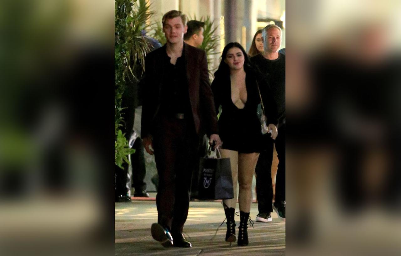 Boobs Out! Ariel Winter Flaunts Cleavage On Date With Boyfriend