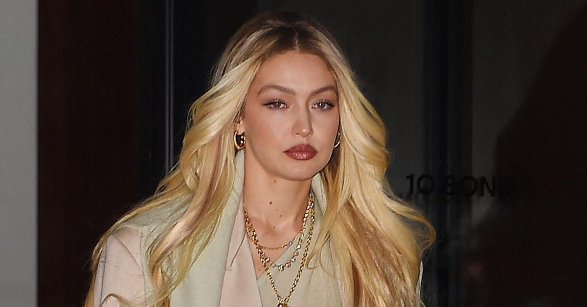 Gigi Hadid Wears Her Rangers Pride En Route to the Game!: Photo