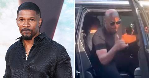 jamie foxx speaks health update video purse