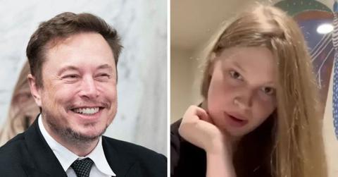 Split photo of Elon Musk, Vivian Wilson